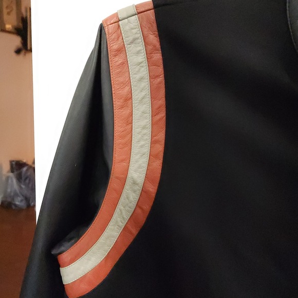 Harley Davidson Jacket Leather & Wool Vintage Varsity Letterman Full Zip Men XXL - Picture 10 of 16